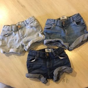 Old Navy Shorts - 3T - Light, Medium & Dark Wash